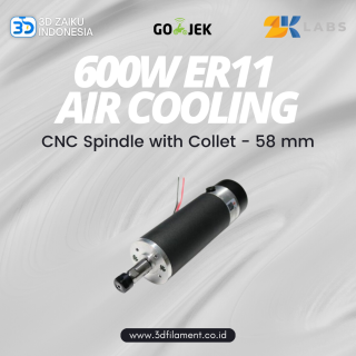 Zaiku CNC Spindle Motor 600W ER11 58 mm Air Cooling with Collet